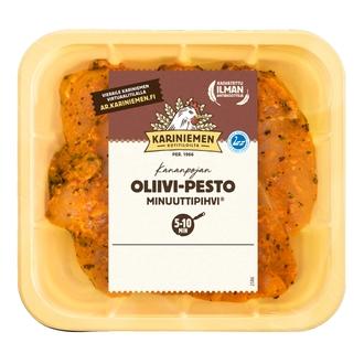 Kariniemen Kananpojan Minuuttipihvi oliivi-pesto 350 g kalorit ja ravintosisältö