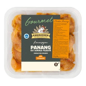 Kariniemen Gourmet Kananpojan Iso suikale fileestä Panang 400g kalorit ja ravintosisältö