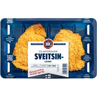 HK Viljaporsaan sveitsinleike 400 g kalorit ja ravintosisältö - 168 kcal