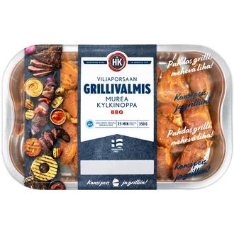 HK Grillivalmis Viljaporsaan Murea kylkinoppa BBQ 350g kalorit ja ravintosisältö