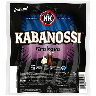 HK Kabanossi® Krakova 360 g kalorit ja ravintosisältö - 271 kcal