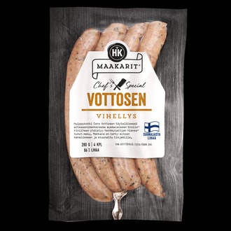 HK Maakarit Chefs Special Vottosen vihellys 280g kalorit ja ravintosisältö - 205 kcal