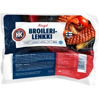 HK Kevyt Broilerlenkki 400 g kalorit ja ravintosisältö - 165 kcal