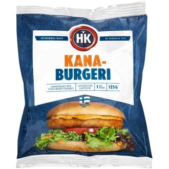 HK kanaburgeri 125g kalorit ja ravintosisältö - 270 kcal