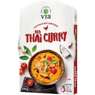 Via Red Thai curry 320g kalorit ja ravintosisältö