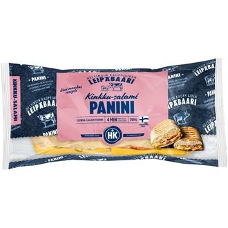 HK Helsingin kauppiaiden leipäbaari kinkku-salami panini 200g kalorit ja ravintosisältö - 985 kcal