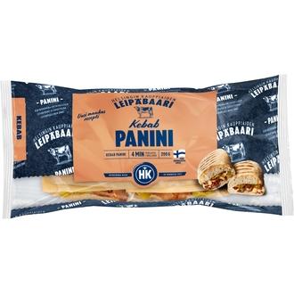 HK Helsingin Kauppiaiden Leipäbaari panini Kebab 200g kalorit ja ravintosisältö - 268 kcal