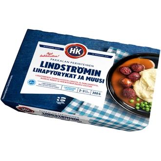 HK Lindströmin lihapyörykät ja muusi 300 g kalorit ja ravintosisältö