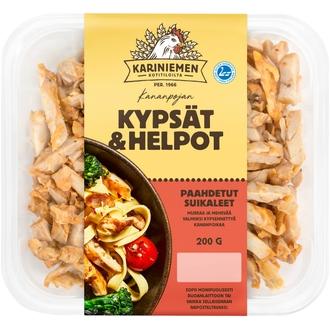 Kariniemen Kananpojan Kypsät ja Helpot Paahdetut suikaleet 200 g kalorit ja ravintosisältö