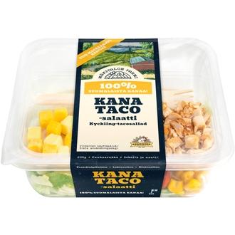 Mäkitalon Farmi Salaattiateria Kana-taco 235g kalorit ja ravintosisältö