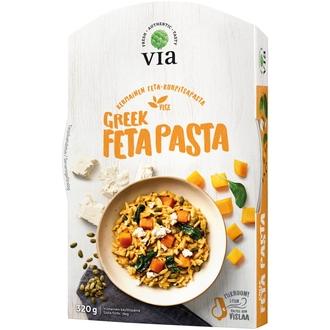 Via Feta-kurpitsapasta 320g kalorit ja ravintosisältö