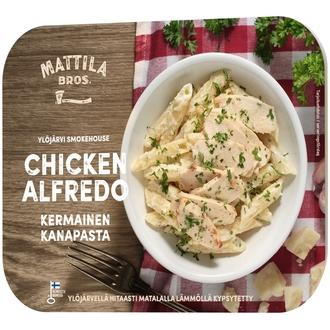 Mattila Bros. Pasta Alfredo & Smoked Chicken 280g kalorit ja ravintosisältö
