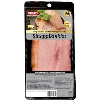 Wursti 150g Sinappikinkku siivutettu kalorit ja ravintosisältö