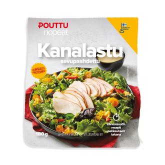Pouttu Nopeat Kanalastu savupaahdettu 180g kalorit ja ravintosisältö - 117 kcal