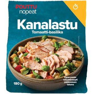 Pouttu Nopeat Kanalastu 180g Tomaatti-basilika kalorit ja ravintosisältö