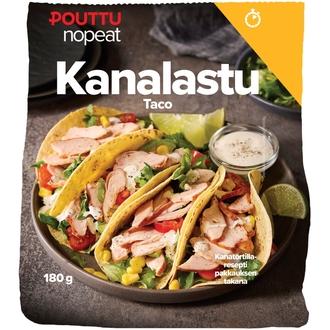 Pouttu Nopeat Kanalastu 180g Taco kalorit ja ravintosisältö