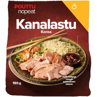 Pouttu Nopeat Kanalastu 180g Korea kalorit ja ravintosisältö