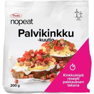 Nopeat Pouttu Palvikinkkukuutio 200 g kalorit ja ravintosisältö