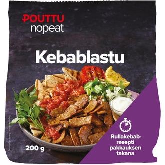 Pouttu Kebablastu 200 g kalorit ja ravintosisältö