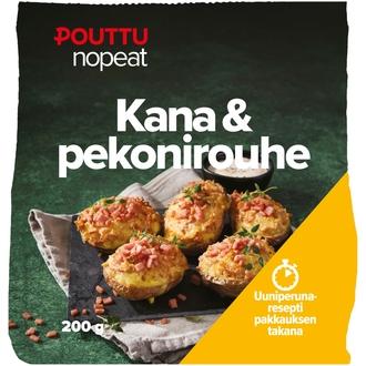 Pouttu Nopeat Kana-pekoni rouhe 200g kalorit ja ravintosisältö