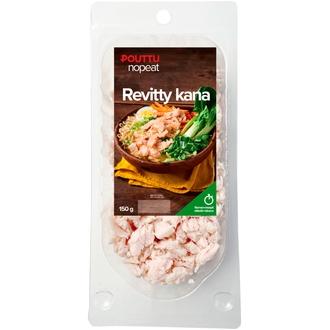 Pouttu Nopeat revitty kana 150g kalorit ja ravintosisältö