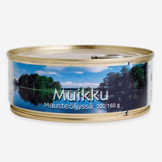 Pielisen Kalajaloste Muikku mausteöljyssä 200g/160g kalorit ja ravintosisältö