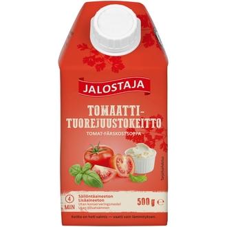 Jalostaja Tomaatti-tuorejuustokeitto 500 g kalorit ja ravintosisältö - 70 kcal