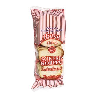 Töysäläinen murea sahattu sokerikorppu 400g kalorit ja ravintosisältö