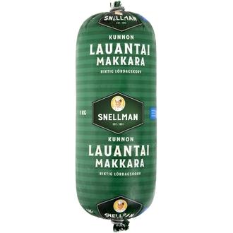 Snellman Kunnon lauantaimakkara tanko 1kg kalorit ja ravintosisältö - 241 kcal