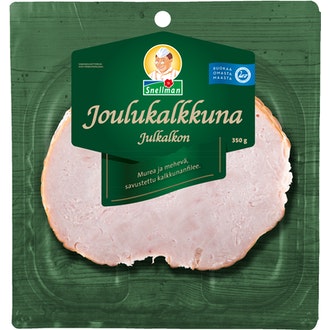 Snellman joulukalkkuna 350g kalorit ja ravintosisältö