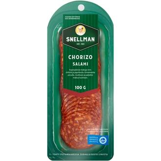 Snellman Chorizo salami 100g kalorit ja ravintosisältö - 359 kcal