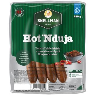 Hot nduja grillimakkara 230g kalorit ja ravintosisältö - 3088 kcal