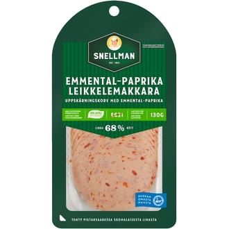 Snellman Emmental-paprika leikkelemakkara kalorit ja ravintosisältö - 227 kcal