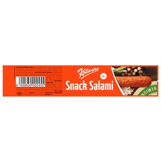Kotivara Snack salami 25g kalorit ja ravintosisältö