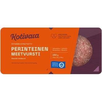 Kotivara Perinteinen meetvursti 280 g kalorit ja ravintosisältö