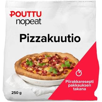 Pouttu Nopeat Pizzakuutio 250g pussi kalorit ja ravintosisältö
