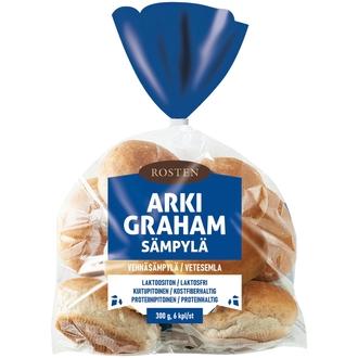 Rosten Arki Grahamsämpylä 6 kpl/300 g kalorit ja ravintosisältö - 292 kcal
