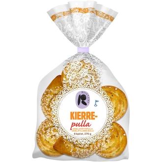 Rosten Kierrepulla täytepulla 6x45g kalorit ja ravintosisältö - 308 kcal