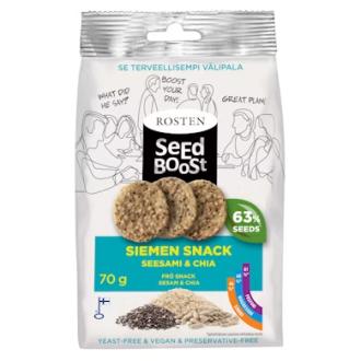 Rosten Gluten Free Seedboost Snack 70g seesami & chia