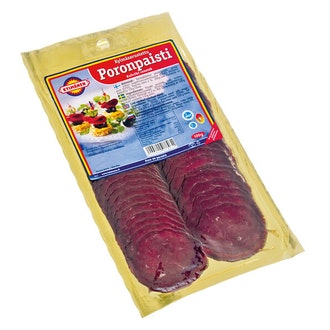 Kylmänen Kylmäsavustettu poronpaistileike 100g kalorit ja ravintosisältö - 140 kcal