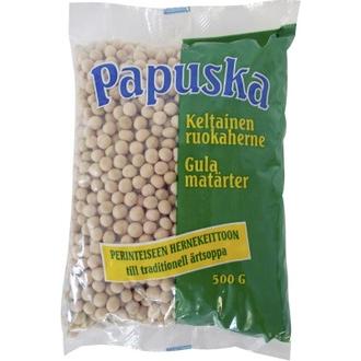 Papuska keltainen herne 500g kalorit ja ravintosisältö