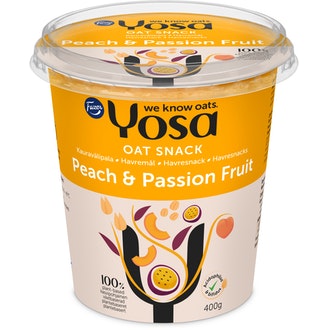 Yosa kauravälipala 400g persikka&passion kalorit ja ravintosisältö - 55 kcal