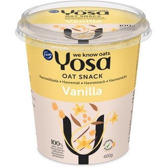 Yosa vanilja kauravälipala 400g kalorit ja ravintosisältö