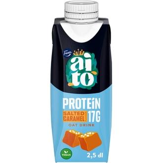 Fazer Aito Proteiinikaurajuoma Salted Caramel 2,5 dl kalorit ja ravintosisältö