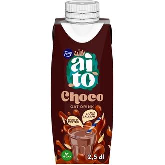 Fazer Aito Choco Kaurajuoma 2,5 dl UHT kalorit ja ravintosisältö