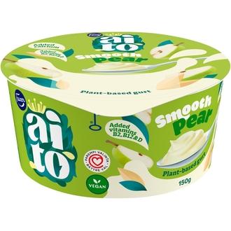 Fazer Aito kasvipohjainen Gurtti Päärynä 150 g, päärynäkauravälipala kalorit ja ravintosisältö