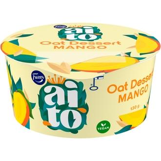 Fazer Aito Kauraherkku Mango 130 g, kaurapohjainen mangojälkiruoka kalorit ja ravintosisältö
