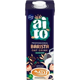 Fazer Aito Professional Barista Kaurajuoma, gluteeniton 1L UHT kalorit ja ravintosisältö
