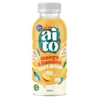 Fazer Aito gurttijuoma 330ml mango-banaani kalorit ja ravintosisältö - 62 kcal