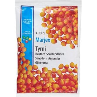 Marjex Tyrni 100g pakaste kalorit ja ravintosisältö